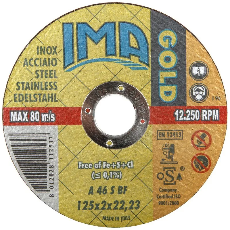 KATKAISULAIKKA 125X2,0 INOX IMA Rajoitettu Tarjous