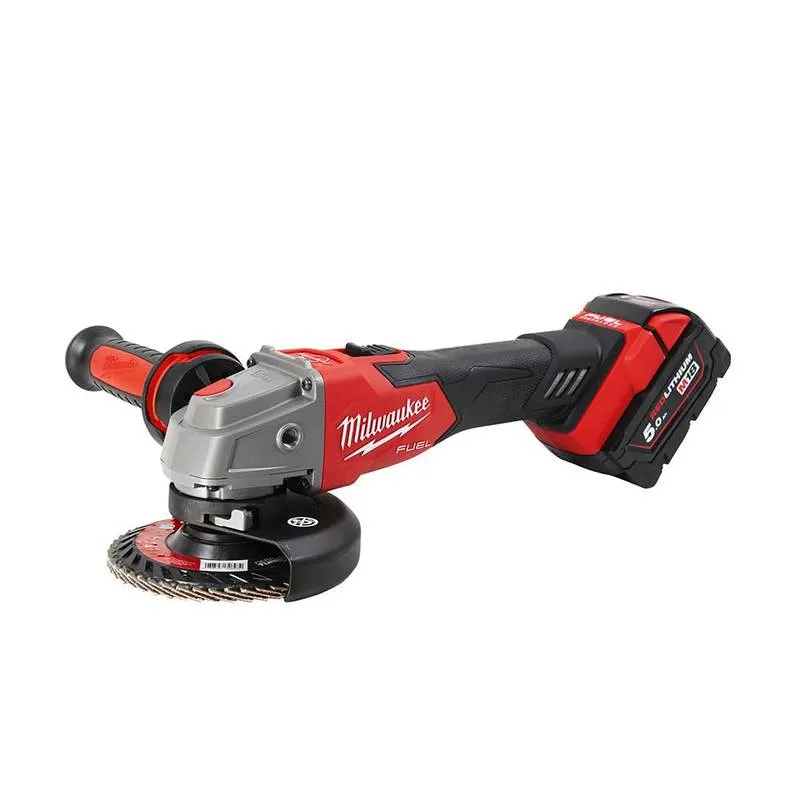 Poisto MILWAUKEE akkukulmahiomakone setti M18 FSAG125XB-502X