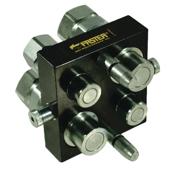 Pikaliitin Multifaster P510 2 x 1 /2 " + 2 x 3 /4 " (työkoneosa) Uusi Kokoelma