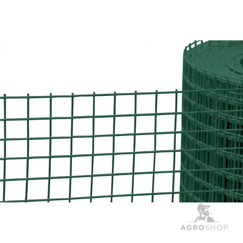 Vihreä hitsattu aitaverkko 19x19x1,4mm PVC-pinnoitteella 1,00x25m Alennus