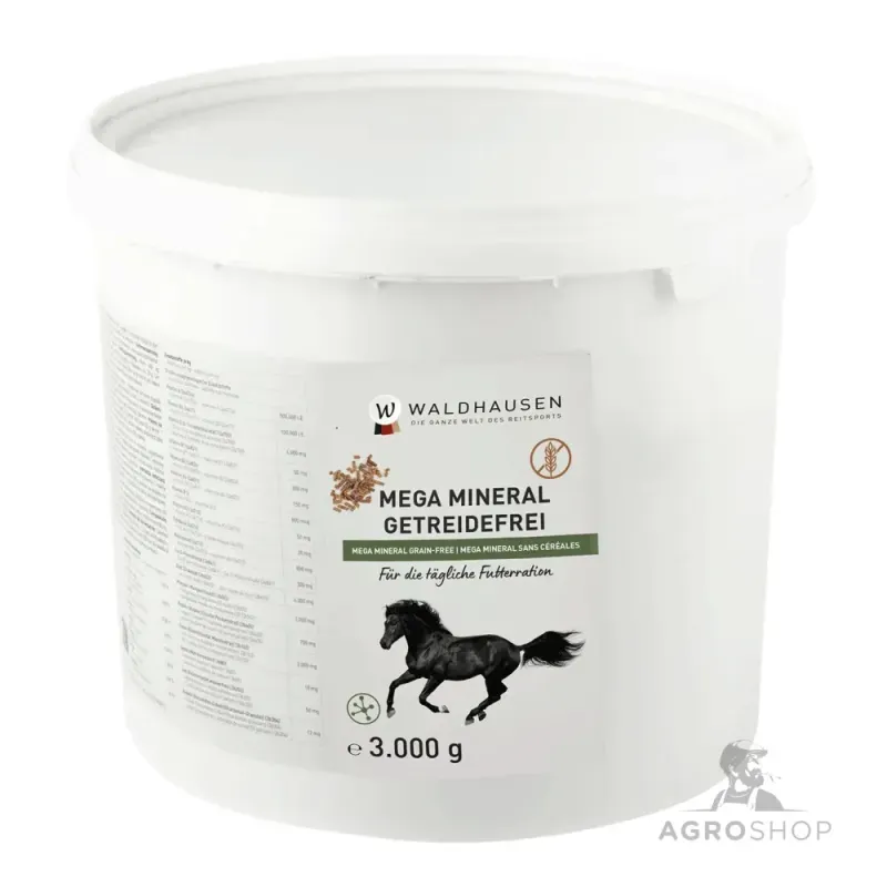 Uusi Kokoelma Täydennysrehu Mega Mineral Grain-Free Waldhausen 3kg