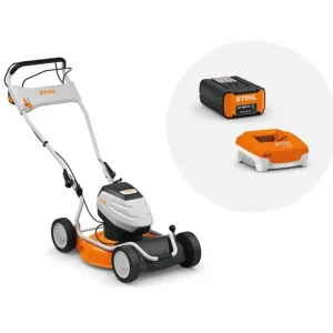 Osta Nyt STIHL RMA 2.2 RPV -akkukäyttöinen itsevetävä ruohonleikkuri 46 cm leikkuuleveys sis. akku ja laturi