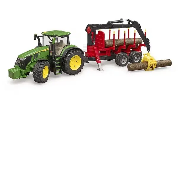Uutuus John Deere 7R 350 Ja Puutavaraperävaunu